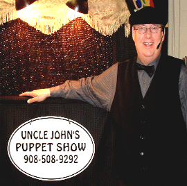 Uncle John's NJ Preschool and Library Puppet Show - Approach to Puppetry